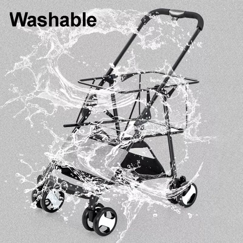 Designer Pet Stroller Foldable Pet Stroller Manufacturer Luxury 4 Wheels Dog Stroller