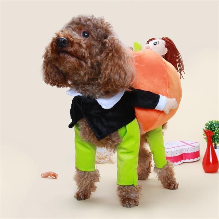 Pet Dog Funny Clothes Dogs Cosplay Costume Halloween Christmas Comical Outfits with Wig Set Pet Cat Dog Festival Party Clothing