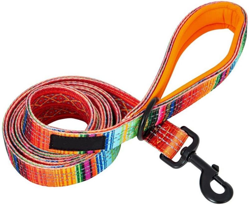 Double-Thick 6FT Reflective Leash with Padded Handle