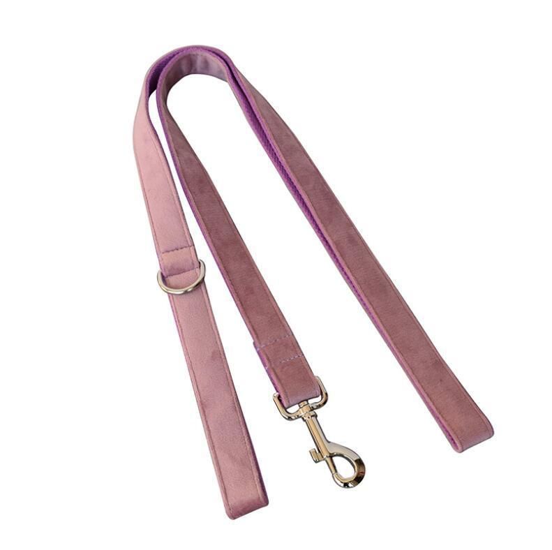 Super Soft and Durable Velvet Dog Collar Leash