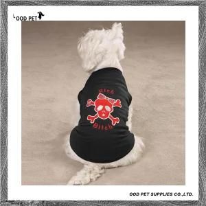 Rich Bitch Girlie Skull Embroidery Stylish Cool Dog Clothes (SPT6047)