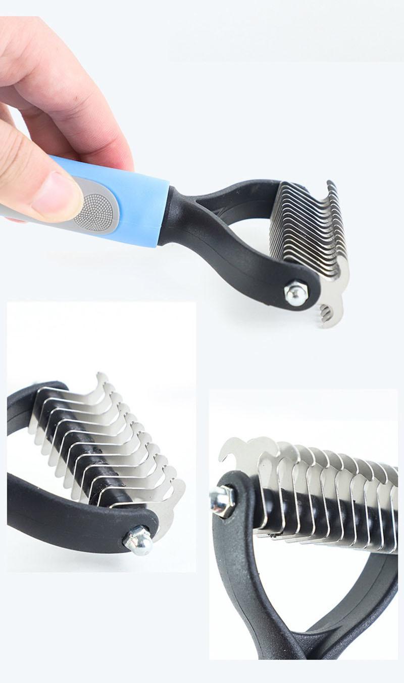 New Pet Hair Removal Comb Professional Large Dogs for Long Hair Pet Brush Grooming Tool