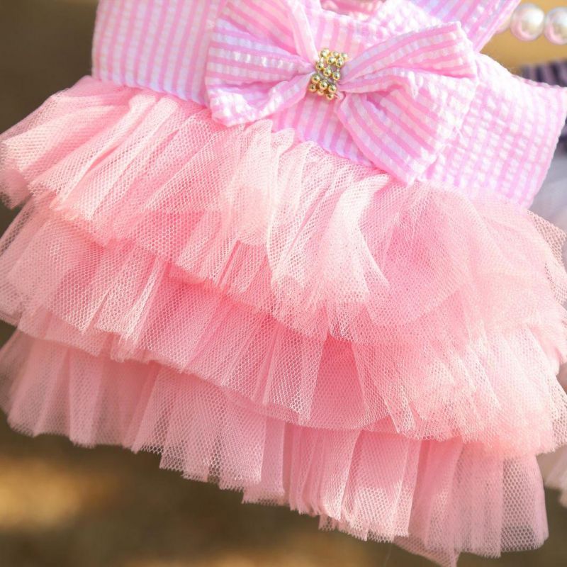 Wedding Princess Dog Dress for Small Medium Dogs Girl and Cats