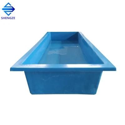 Custom Dimension FRP Hand Layup Products Glassfiber Aquarium Tank for Fish Pond