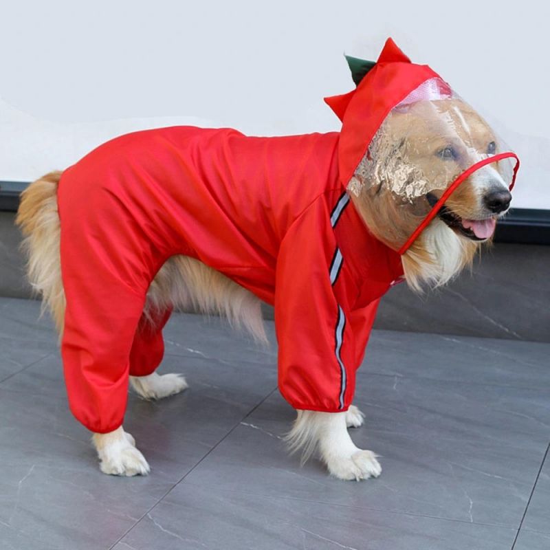 Waterproof Dog Raincoat for Medium Large Dogs Outdoor Pet Clothes
