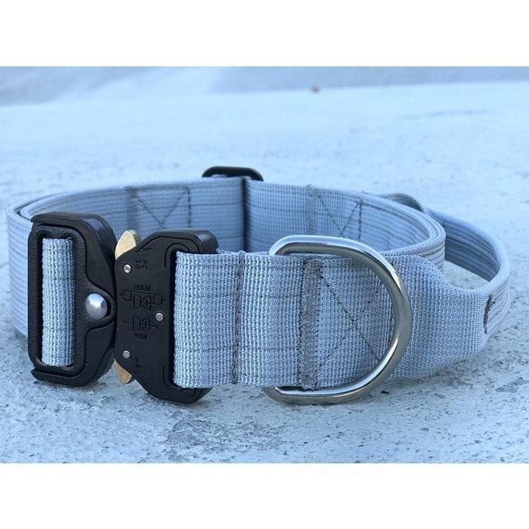 1.5" Heavy Duty Tactical Combat Dog Collar for Bully Dogs