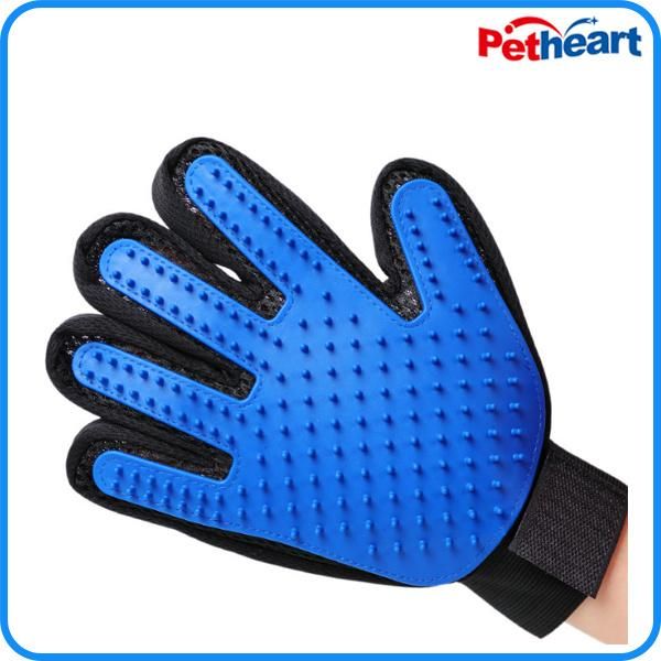 Factory Hot Sale True Touch Five Finger Pet Grooming Glove