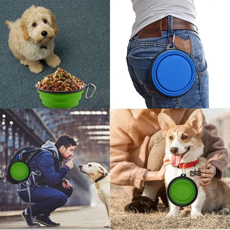 Pet Foldable Foot Tray for Water and Food Feeding
