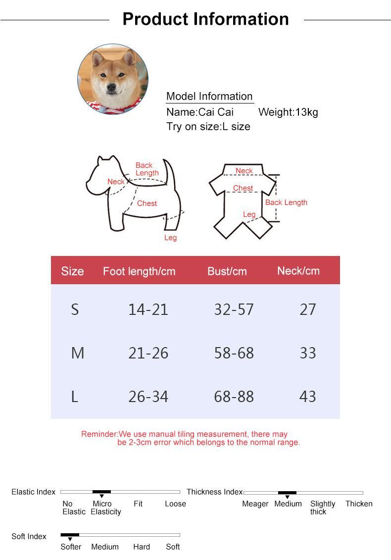 Personality Autumn Winter Style, Outfit Funny Small Medium Large Teddy Pet Dog Spoof Clothes//