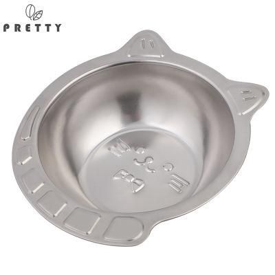 Original Patent Design 304 Stainless Steel Cat Dog Pet Food Drinking Feder Bowl