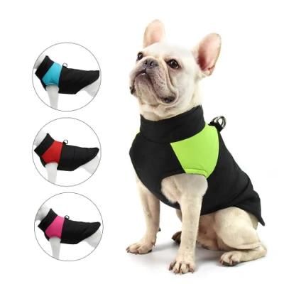 OEM Customized Pet Clothes Factory Wholesale Soft Polyester Cotton Dog Sweater Fashion Zipper Pet Coats Dogs Clothing for Winter
