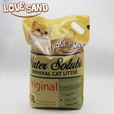 Love Sand Pets Supply Flushable Soluble Fragrance Mineral Cat Litter