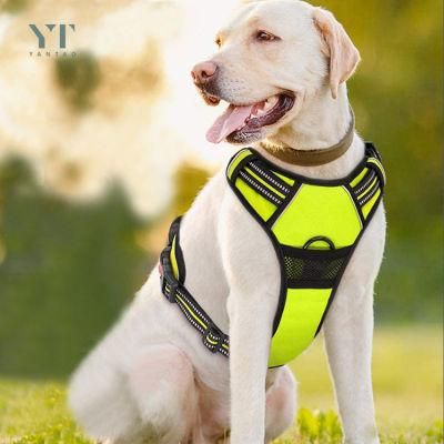 Luxury Dog Harness Vest Step in Neoprene Tactical Freedom Reflective Adjustable Custom No Pull Dog Harness