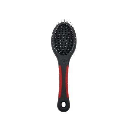 Hot Selling Dog Pet Products 2 Sided Dog Grooming Brush Pet Comb Red-L