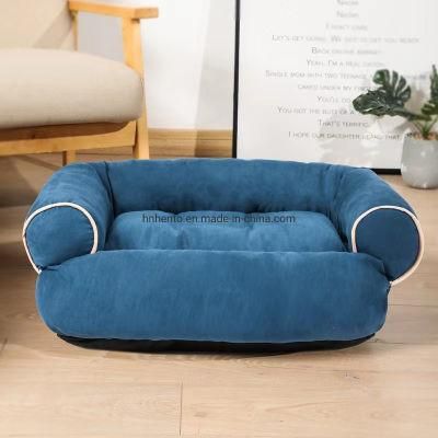 Pet Bed Sofa Soft and Warm Dog Sofa Calming Large Memory Foam Orthopedic Dog Bed Mat Sofa Style Cat Bed