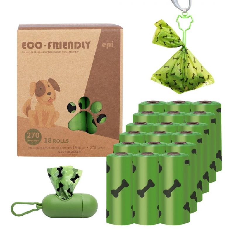 Dog Poop Bag Biodegradable Waste Bags with Dispenser Eco Friendly Poop Bags for Dog Doggy Scented Garbage Bag