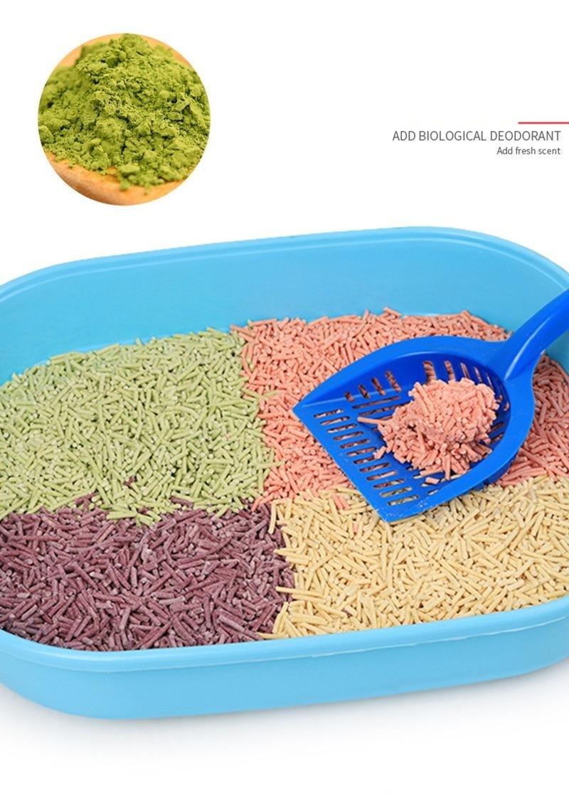 Hot Sale Natural Quickly Clumping White Pea Tofu Cat Litter for Cat Cleaning
