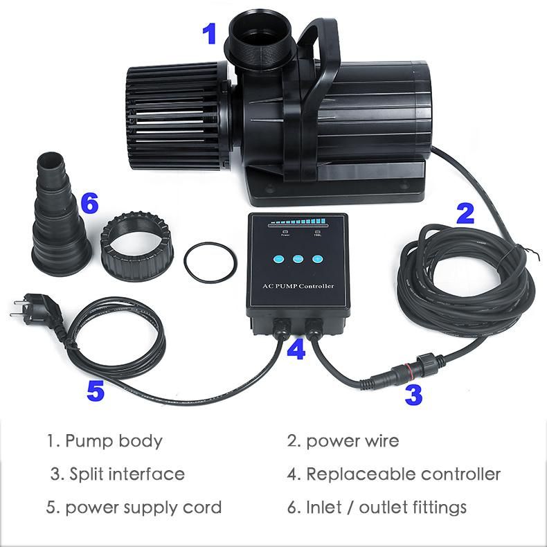 Variable Frequency Amphibious Water Pump 40000L/H with Flow Adjustable