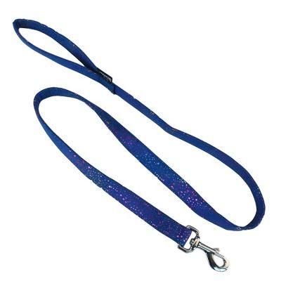 Factory Price Custom Printed Pattern PU Leather Dog Lead and Pet Collar Leash