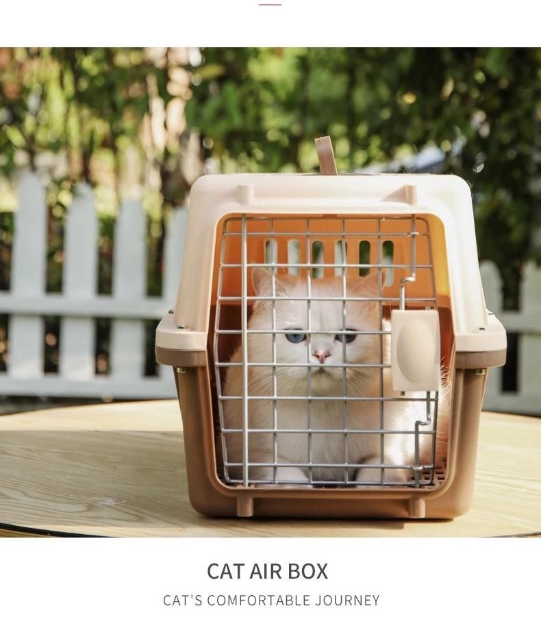 Customize OEM ODM Plastic Airplane Flight Transports Pet Crates Cage