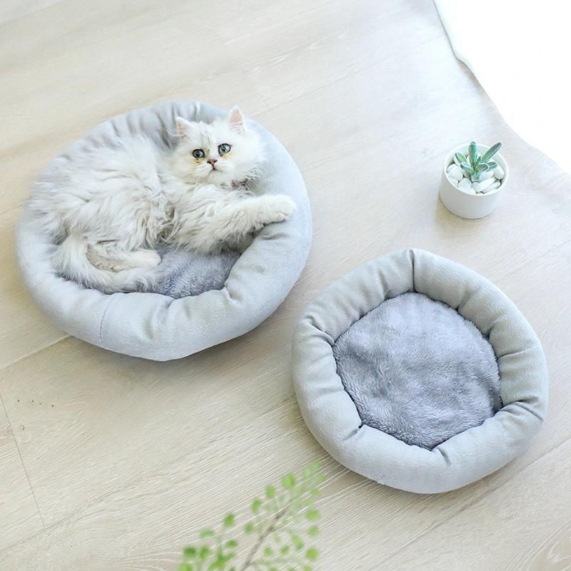 Fabric Round Rectangle Shape Pet Cushion Bed High Quality Pet Beds Luxury Pillow Pet Bed Mat