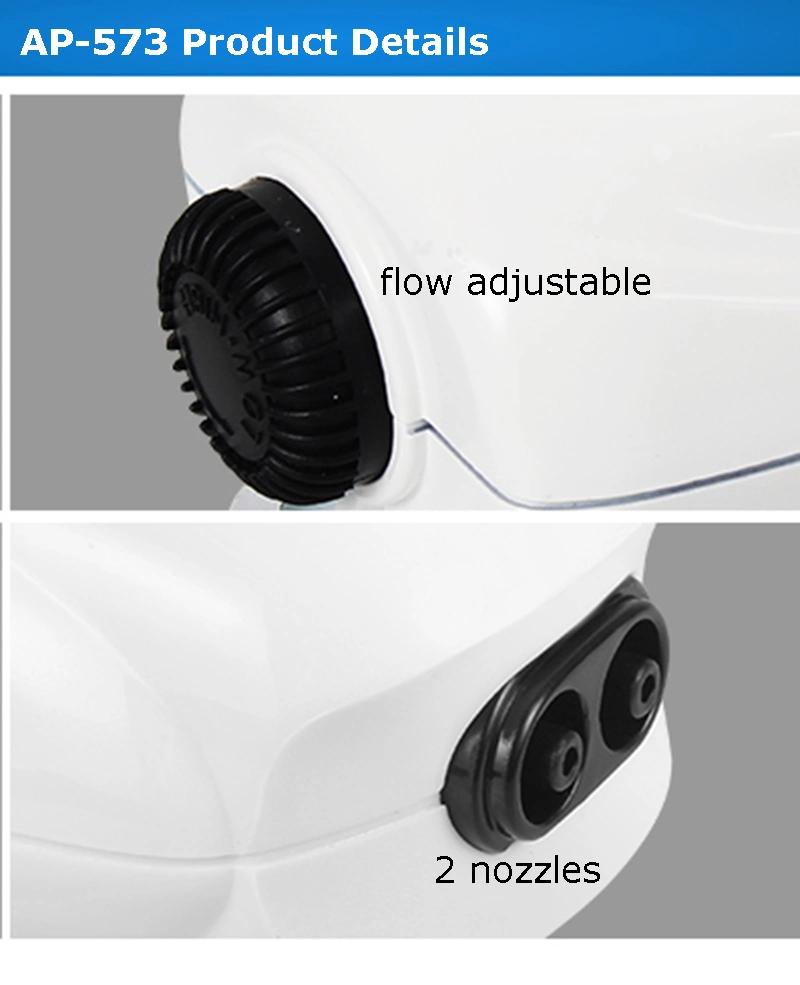 Adjustable 2 Outlets Oxygen Pump for Fishing Tanks