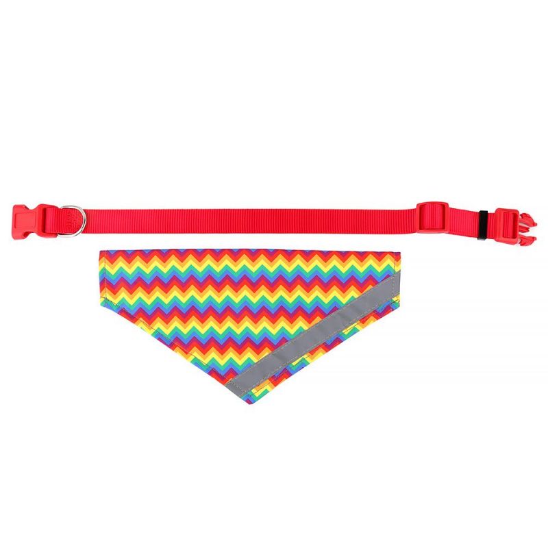 Personalized Pet Accessories Nylon Webbing Collar Bandana for Dogs/Customized