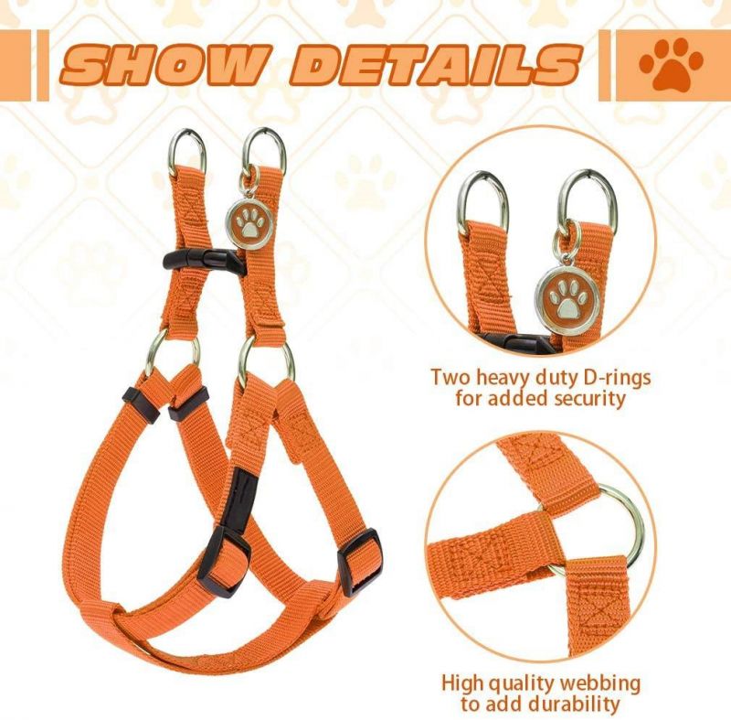 No Pull Dog Harness Reflective Adjustable Basic Dog Harness