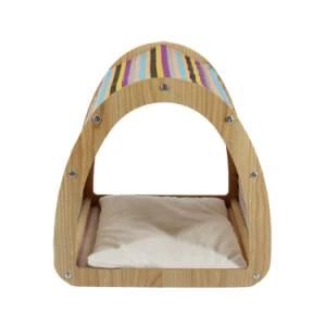 New Arch Designed Indoor Wooden Cat House Cat Bed Pet Bed