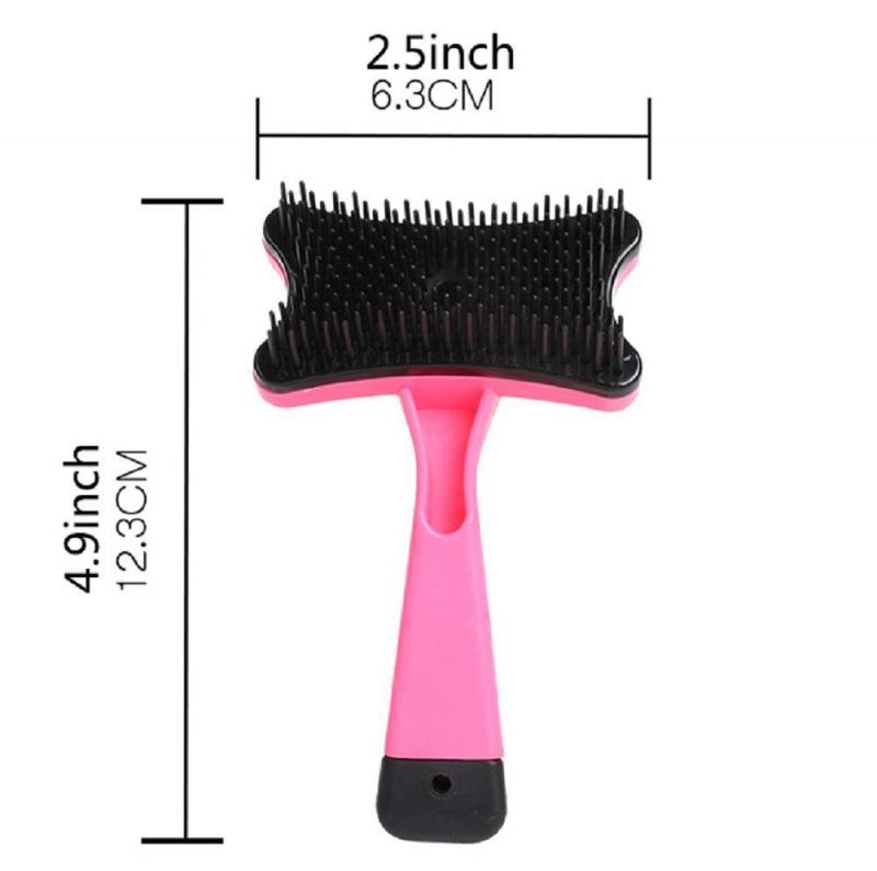 Portable Lightweight Plastic Dog Cat Hair Shedding Pet Grooming Comb