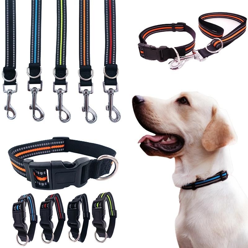 Pet Supplies Chest Strap Adjustable Chest Back Medium and Large Dogs Explosion-Proof Reflective Silk Harness