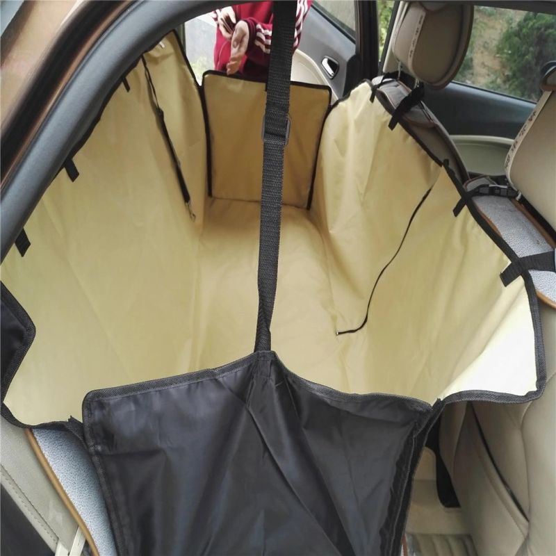 Luxury 600d Oxford Inner Ppcotton Back Anti-Slip Pad Dog Seat Car Cover Water Repellent Easy Clearn Seat Protection Dog Blanket Universal Pet Cover