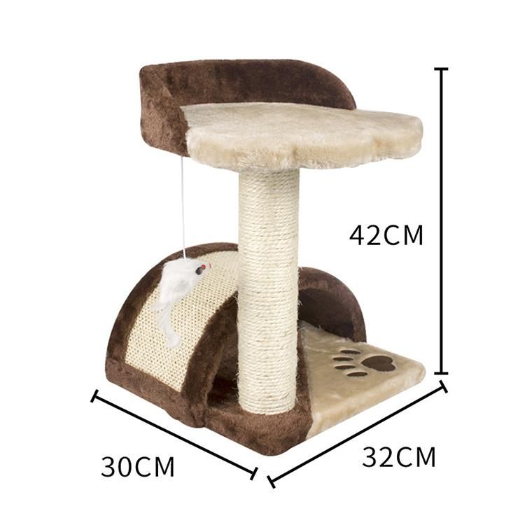 Cat Climbing Rack Nest Arch Bridge Scratching Board