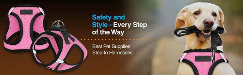 All Weather No Pull Step-in Mesh Dog Harness