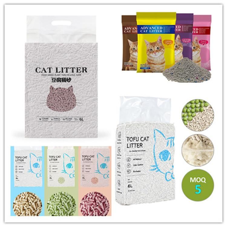 Factory Wholesale 6L Multiple Fragrance Deodorant Quick Clumping Plant Cat Litter Tofu Cat Litter