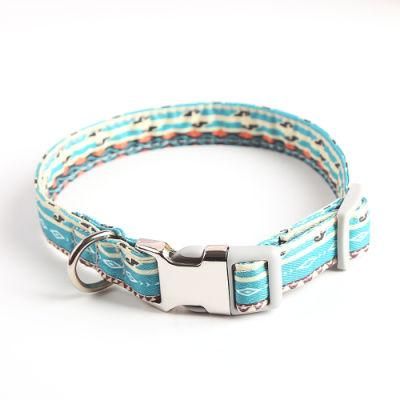 Latest Design Wholesale Dog Products Metal Buckle Dog Collar Designer