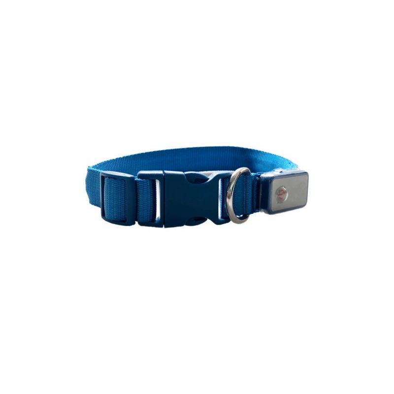 Pet Supplies Custom Wholesale Nylon Waterproof Rechargeable Luminous Glow Necklace Dog Collar LED Light Pet Dog Collar