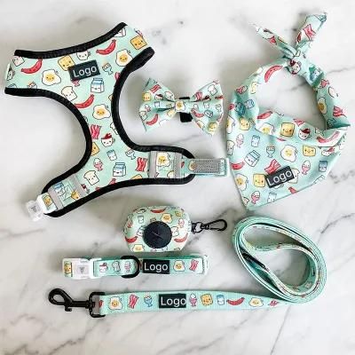 Custom Small Dog Harness /Wholesale Reflective Pet Harness Set/Pet Toy