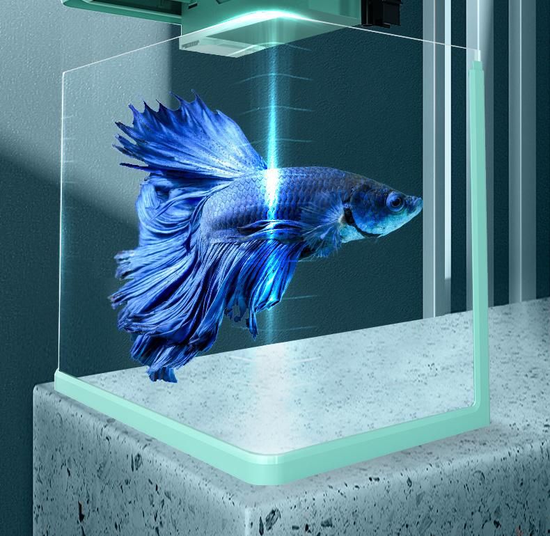 Yee Super White Aquarium Stepped Hot Bending Fish Tank Ecological Aquarium Glass Aquarium