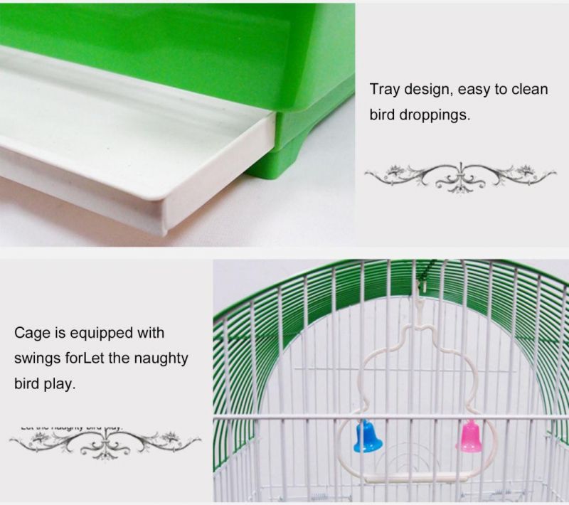 Customize OEM ODM Outdoor Plastic Metal Bird Cage