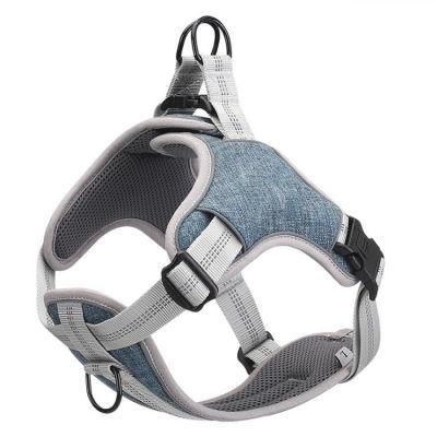 New Style Secure Explosion-Proof Rushed Reflective Breathable Padded Dog Harness