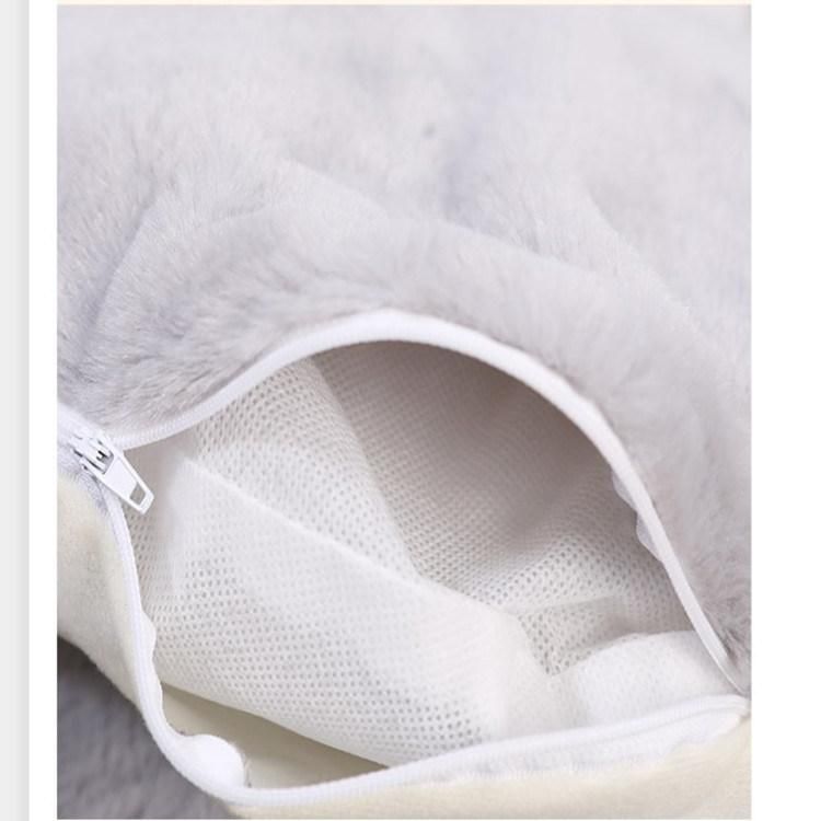 Custom Eco Friendly Warm Washable Luxury Cute Felt Home Cave Nepal Wool House Pet Cat Bed