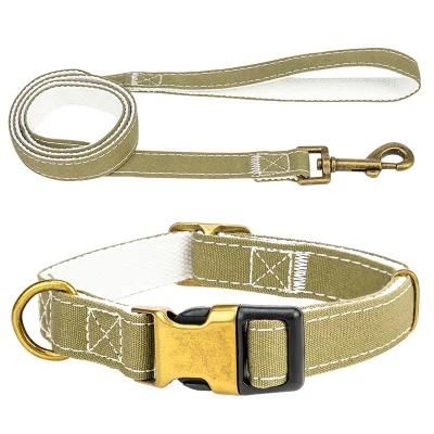 Pet Products Luxury Customized Size and Color Rustproof Adjustable Cute Optional Dog Collars and Lead