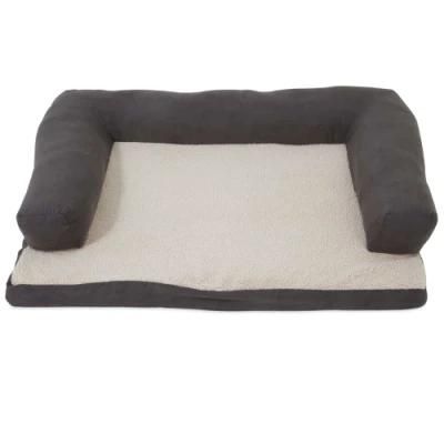 Washable and Self-Warming Orthopedic Bolstered Dog Bed