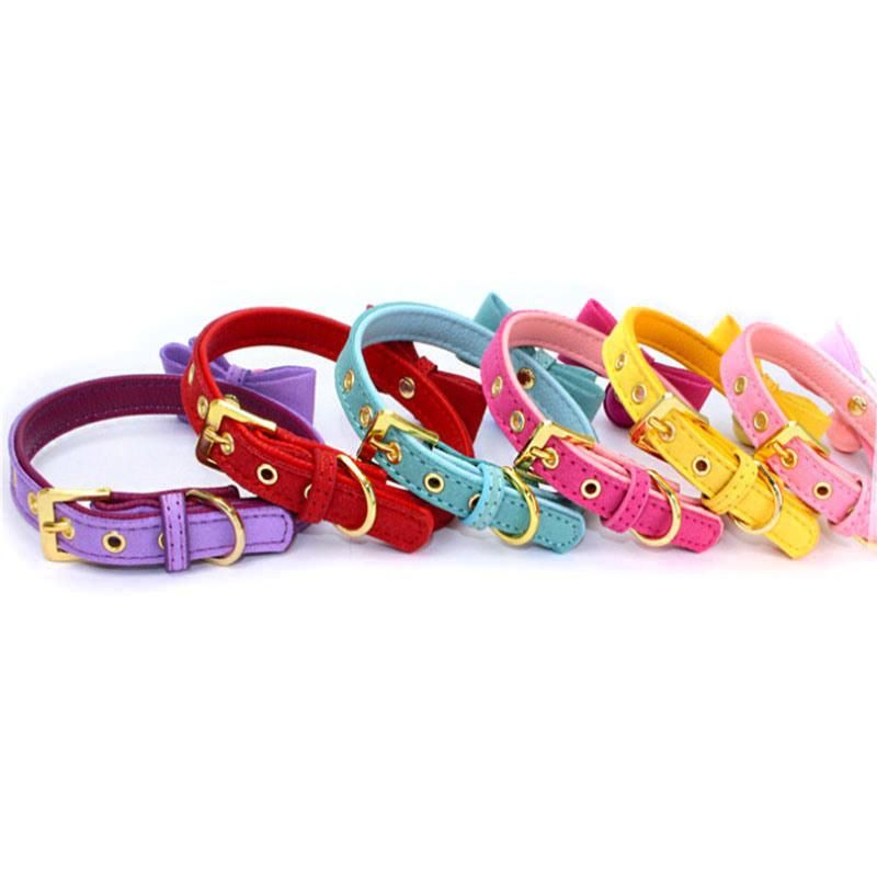 Charming Bow Cat Collar with Bell Cute Pet Collar