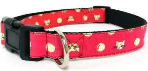 Pattern Dog Collar, Pet Collar, Custom Collar, Cat Collar, Personalised Dog Collar (PC0026)