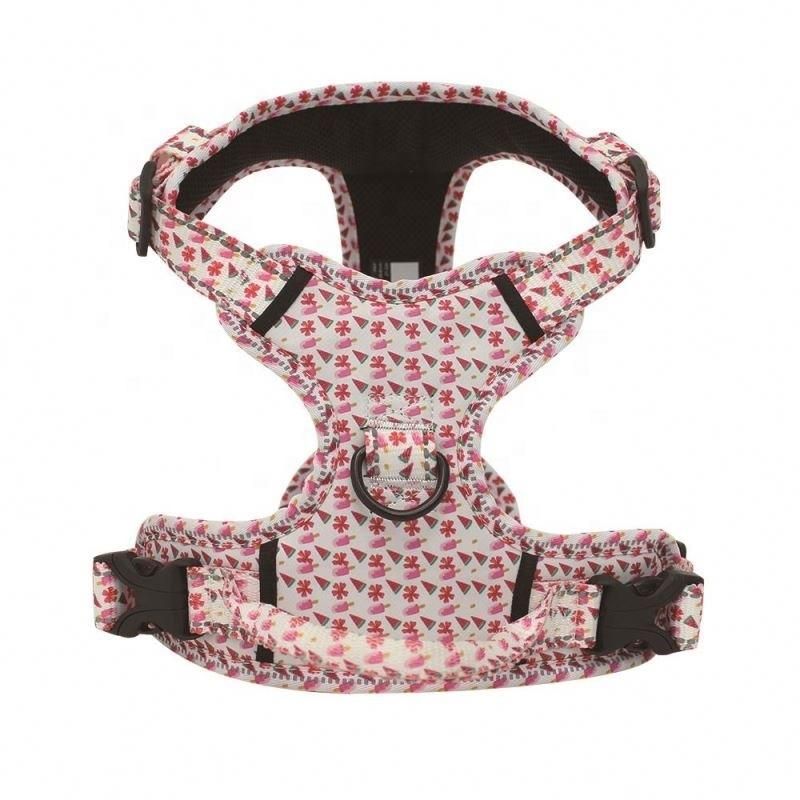 High-Quality Personalized Custom Logo Weight, Breathable Mesh Dog Harness (with handle/pet supplies)