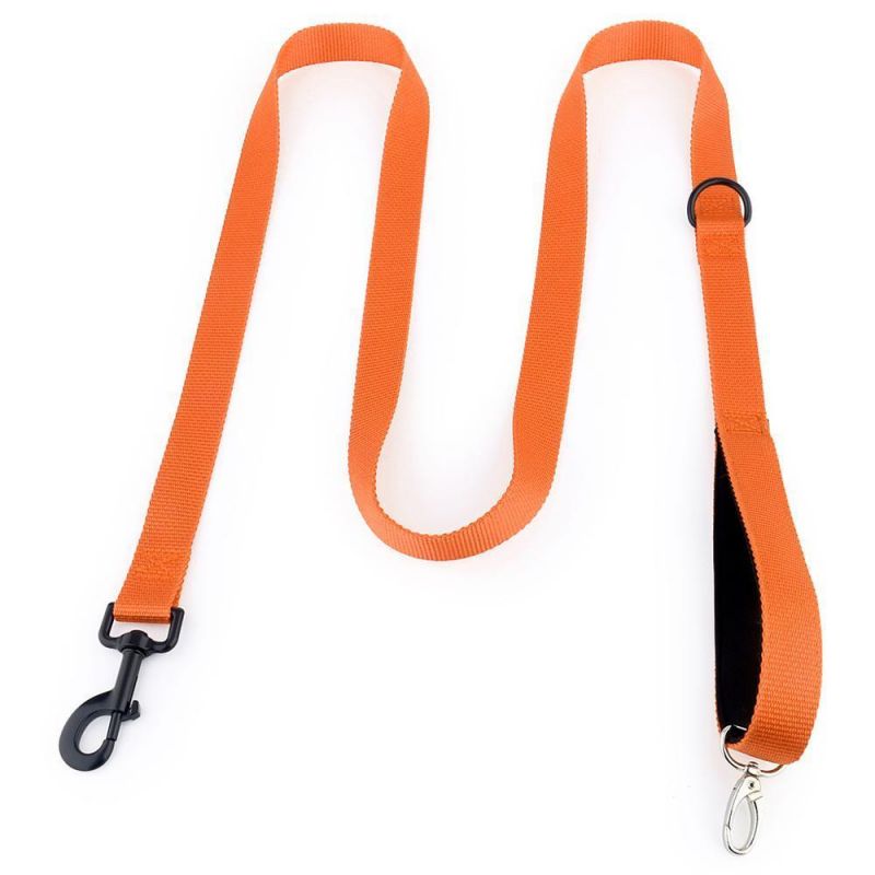 Hands Free Dog Lead with Neoprene Padding 2 Hooks Nylon Pet Dog Leash