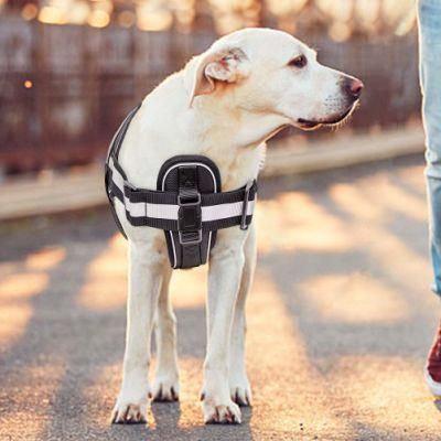 Double Control No Pull Reflective Big Dog Harness