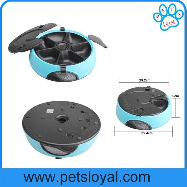 Manufacturer Automatic 6 Meals Pet Dog Feeder Bowl